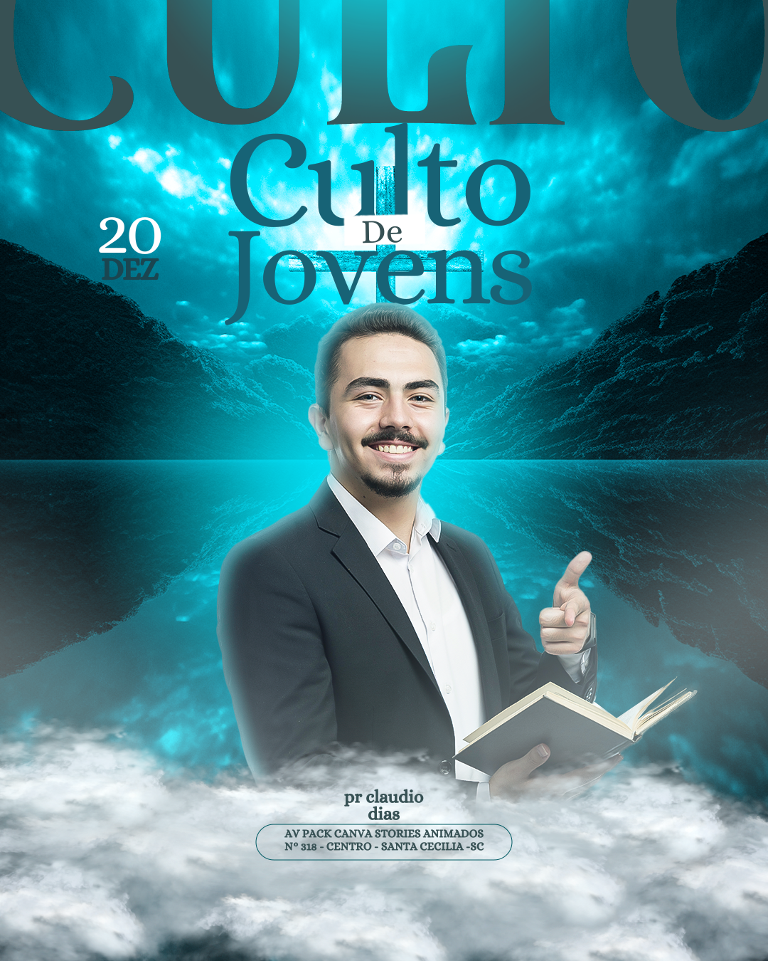Arte gospel — culto de jovens